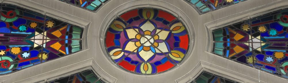 Vitrail de la grande Synagogue de la Victoire