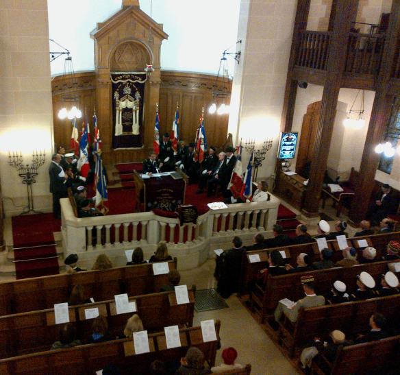 Cérémonie du souvenir à la synagogue de Chasseloup Laubat mai 2013